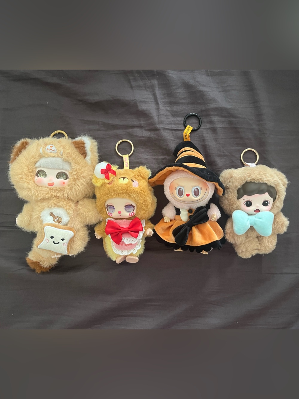 4pcs Plush Doll Keychain BUNDLE